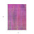 10' X 14' Lilac Striped Washable Non Skid Indoor Outdoor Area Rug