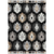 10' X 14' Black Ivory And Taupe Southwestern Washable Indoor Outdoor Area Rug