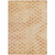 10' X 14' Peach And Rust Polka Dot Washable Indoor Outdoor Area Rug