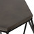 Homeroots Living Room Modern Gray Concrete and Black Metal Hexagonal End Table, Gray and Black, Hexagonal