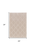 2' X 3' Ivory And Tan Geometric Stain Resistant Area Rug