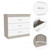 Homeroots Office Sleek and Luxurious Ergonomic Dark Brown Office Desk, Dark Brown Finish, with Storage