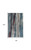 8' X 10' Blue Red And Ivory Wool Abstract Tufted Handmade Stain Resistant Area Rug