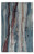 8' X 10' Blue Red And Ivory Wool Abstract Tufted Handmade Stain Resistant Area Rug