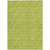 9' X 12' Moss Green Geometric Washable Non Skid Indoor Outdoor Area Rug