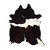 Homeroots Decor 72" X 84" Cowhide Rug, Chocolate and White