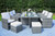 129" X 76" X 46" Gray 11Piece Outdoor Dining Set with Cushions - 4512839445007