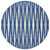 8' Navy Blue Gray And Ivory Round Geometric Washable Indoor Outdoor Area Rug