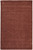 5' X 8' Orange and Red Wool Hand Woven Area Rug
