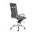 26.38" X 27.56" X 45.87" High Back Office Chair in Gray with Chromed Steel Base - 4512839461281