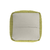 18" Citron and Natural Cotton And Jute Cube Pouf Ottoman