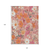 10' X 14' Blush Pink And Orange Floral Washable Indoor Outdoor Area Rug