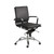 25.99" X 26.78" X 38.39" Low Back Office Chair in Black with Chromed Steel Base - 4512839461229