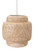Homeroots Lighting Natural Boho Weave Ceiling Lamp