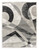 3'8" x 5'6" Grey Hand-Carved Geometric Soft Rug
