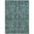 10' X 14' Turquoise Oriental Washable Non Skid Indoor Outdoor Area Rug