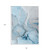 8' X 10' Blue and Ivory Abstract Washable Non Skid Indoor Outdoor Area Rug