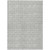 10' X 14' Gray And Ivory Geometric Washable Indoor Outdoor Area Rug
