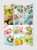 Three Panel Reversible Easter Spring Art Room Divider Screen - 4512822786261