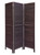 1 X 48 X 67 Black Wood Shutter - Screen - 689805007812