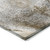 10' X 14' Beige Abstract Washable Non Skid Indoor Outdoor Area Rug