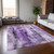 10' X 14' Purple Washable Non Skid Indoor Outdoor Area Rug