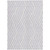 9' X 12' Lavender and Ivory Geometric Washable Non Skid Indoor Outdoor Area Rug