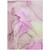 10' X 14' Pink Abstract Washable Non Skid Indoor Outdoor Area Rug