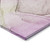 10' X 14' Pink Abstract Washable Non Skid Indoor Outdoor Area Rug
