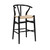 Homeroots Counter Stool, Black Finish, Solid Wood Frame