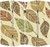 Homeroots 1" X 84" X 84" Home Decor Multi Color Wood Canvas Perpetual Leaf Screen