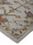 4' X 6' Gray And Gold Wool Floral Tufted Handmade Stain Resistant Area Rug