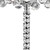 Homeroots Lighting 63" Steel Three Light Candelabra Floor Lamp, White Shade, Steel Finish