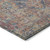 10' X 14' Red Orange and Blue Oriental Washable Non Skid Indoor Outdoor Area Rug