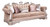 Homeroots Living Room Velvet Antique Champagne Upholstery PolyResin Sofa, Antique Champagne, 42 X 100 X 42, With 5 Pillows
