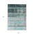10' X 14' Teal Ombre Washable Non Skid Indoor Outdoor Area Rug