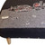 Homeroots Living Room Chicago Nighttime Skyline Embroidered Ottoman, Black, 38"