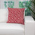 Parkland Collection Trix Red and White Throw Pillow