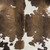 Homeroots 72" x 84" Taupe and White Cowhide Rug