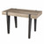 Homeroots Office Modern Chunky Natural and Gray Wood Table Desk, Natural and Gray Finish