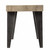 Homeroots Office Modern Chunky Natural and Gray Wood Table Desk, Natural and Gray Finish