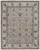 8' X 10' Ivory and Blue Wool Floral Hand Tufted Area Rug