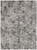 5' X 8' Gray and Ivory Abstract Power Loom Distressed Area Rug