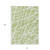 10' X 14' Green and White Abstract Washable Non Skid Indoor Outdoor Area Rug