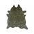 6' X 7' Brown And Black Cowhide Leopard Print Area Rug