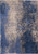 9' X 13' Blue and Gray Abstract Non Skid Area Rug