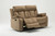 Homeroots Living Room 40" Modern Beige Fabric Loveseat, Beige