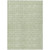 10' X 14' Sage And Ivory Geometric Washable Indoor Outdoor Area Rug