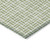 10' X 14' Sage And Ivory Geometric Washable Indoor Outdoor Area Rug