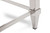 Homeroots Furniture 34-Inch Stainless Steel and Glass Console Table
